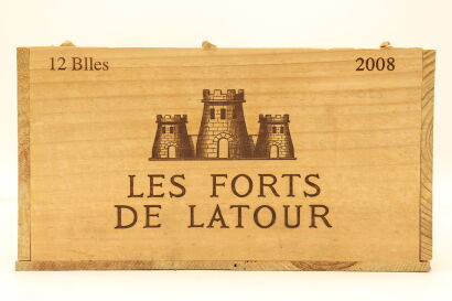 (12) 2008 Chateau Latour 'Les Forts de Latour', Pauillac [JR17.5] (OWC)