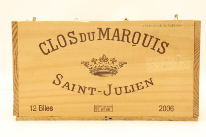 (12) 2006 Chateau Leoville-Las Cases 'Clos du Marquis', Saint-Julien [JR16] (OWC)