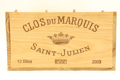 (12) 2009 Chateau Leoville-Las Cases 'Clos du Marquis', Saint-Julien [JR16] [WE94] (OWC)