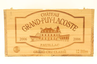 (12) 2006 Chateau Grand-Puy-Lacoste, Pauillac [JR17.5] (OWC)