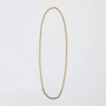 18ct Yellow Gold Curb Link Chain