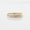 18ct Yellow Gold Channel set diamond band