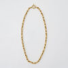 18ct Yellow Gold Fancy Hollow Link Necklace