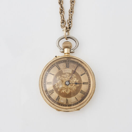 Vintage 18ct Yellow Gold Baume Pocket Watch