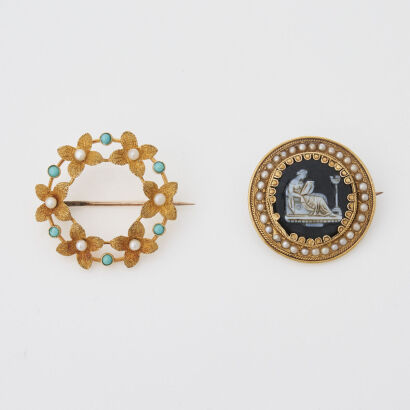 Two Victorian Brooches