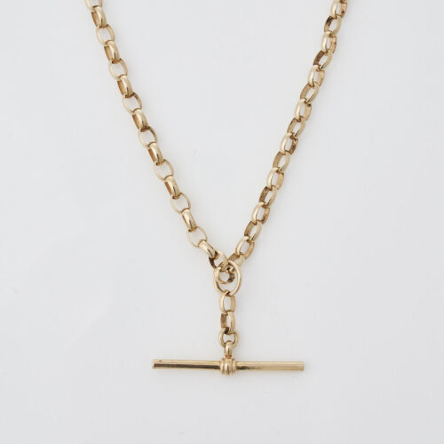 9ct Yellow Gold Fob Style Chain