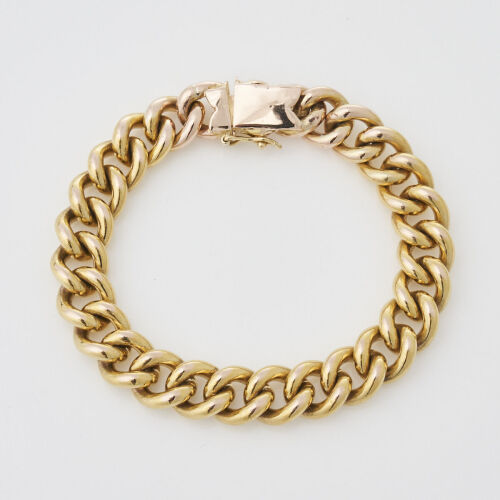 14ct Yellow Gold Curb Link Bracelet