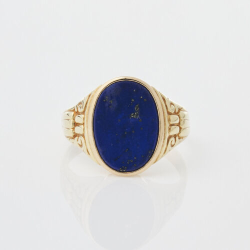 18ct Yellow Gold Lapis Lazulli Ring