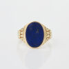 18ct Yellow Gold Lapis Lazulli Ring