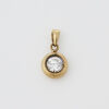 14ct Yellow Gold Diamond Pendant