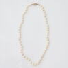 Cultured Pearl Strand, 14ct Yelow Gold and Diamond Clasp