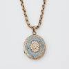 9ct Gold Victorian Locket and Belcher Chain