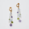 18ct Multi-coloured Gemstone Earrings