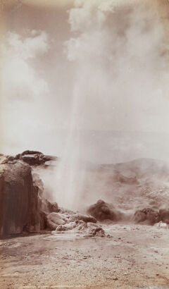 GEORGE VALENTINE Te Wairoa Geyser, Whakarewarewa