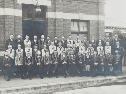 PHOTOGRAPHER UNKNOWN Grand Lodge of Canterbury, 30th Annual Conference, Christchurch, 4th March,1920