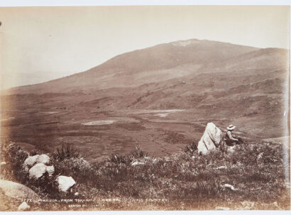 BURTON BROTHERS Pihanga from Tokaanu, Lake Taupo, King Country