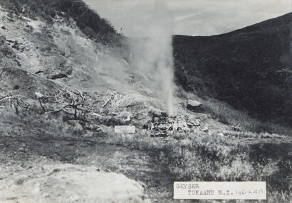 PHOTOGRAPHER UNKNOWN Geyser, Tokaanu, N.Z.