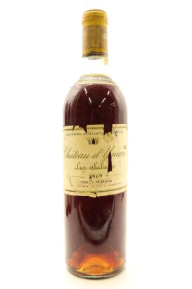 (1) 1969 Chateau d'Yquem, Sauternes