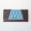 Miu Miu Nappa Long Biker Wallet