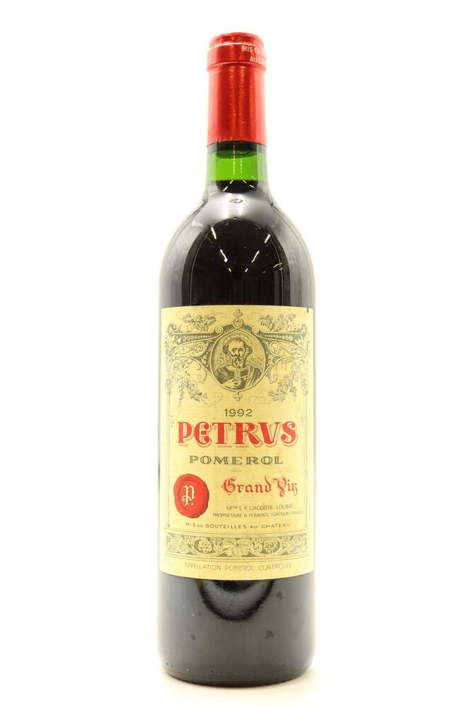 1) 1992 Petrus, Pomerol