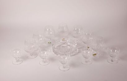 Thirteen Pieces of Waterford Crystal in the Colleen Pattern