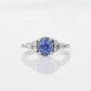 Platinum Sapphire and Diamond Dress Ring