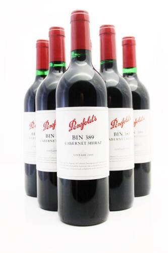 (6) 1999 Penfolds Bin 389 Cabernet Sauvignon/Shiraz