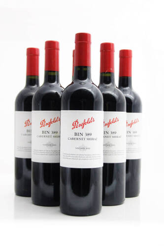 (6) 2002 Penfolds Bin 389 Cabernet Sauvignon/Shiraz
