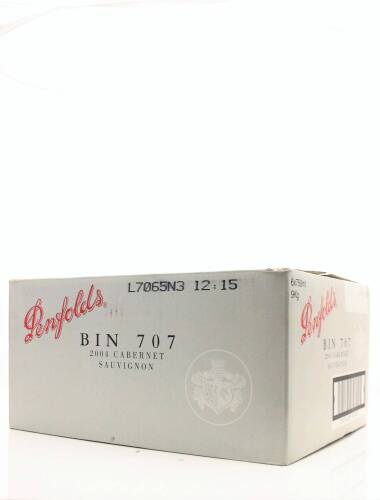 (6) 2004 Penfolds Bin 707 Cabernet Sauvignon