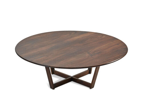 A Contemporary Circular Low Coffee Table