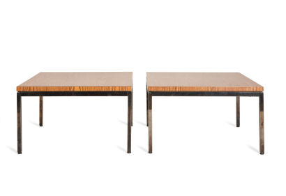 A Pair of Square Side Tables