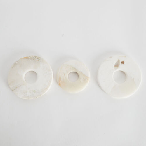 Three Erenge Shell Currency Rings, Melanesia