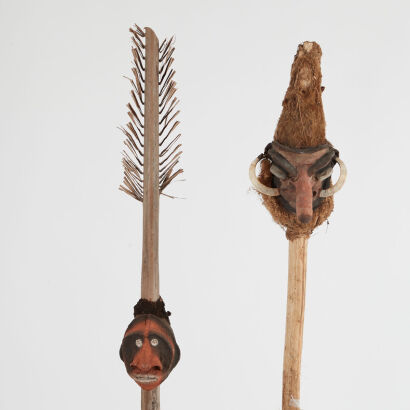 A Pair of Temes Puppets, Vanuatu