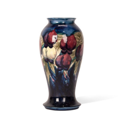 A William Moorcroft Wisteria Baluster Vase