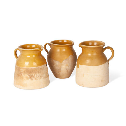 Three French Confit Jugs