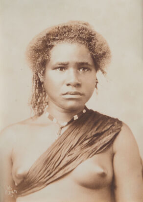 UNKNOWN PHOTOGRAPHER A Portrait of a Fijian Woman