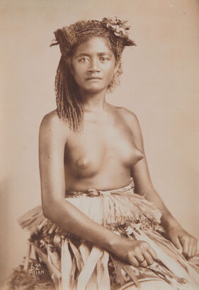 UNKNOWN PHOTOGRAPHER A Portrait of a Fijian Woman