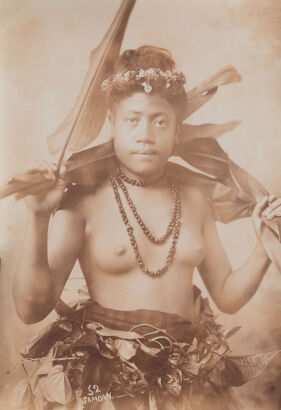 UNKNOWN PHOTOGRAPHER A Portrait of a Samoan Woman