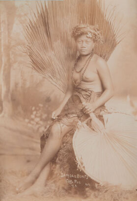 UNKNOWN PHOTOGRAPHER A Portrait of a Samoan Woman