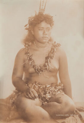 UNKNOWN PHOTOGRAPHER A Portrait of a Samoan Woman