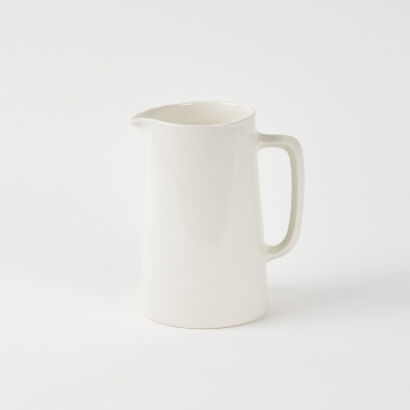 A White Ceramic Crown Lynn Hotel Jug