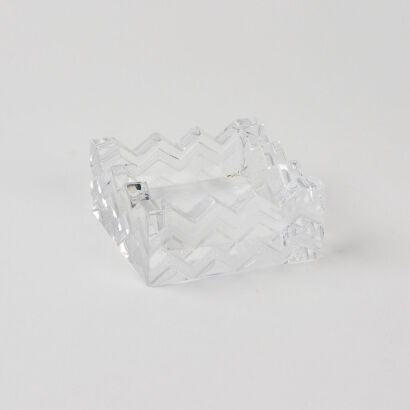 A Lalique Crystal Art Deco Inspired Ashtray