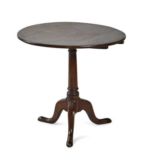 A Georgian Tilt-Top Wine Table