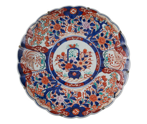 An Old Chinese Imari Porcelain Plate