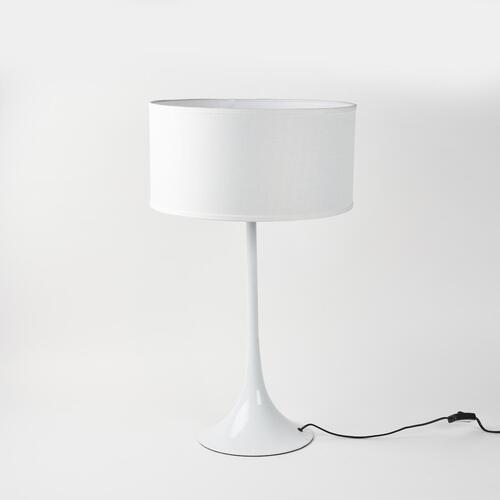 A White Tulip Based Contemporary Table Lamp