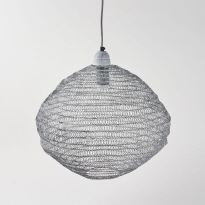 A Wire Mesh Chandelier