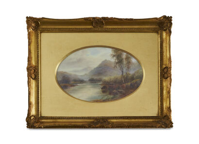 A Royal Worcester Framed Porcelain Plaque