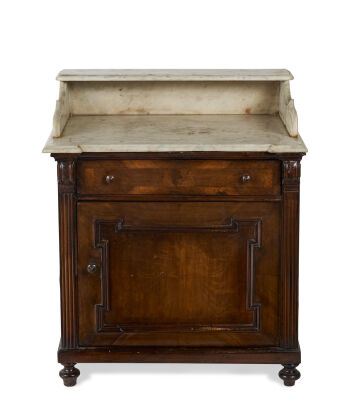 A Late-Victorian Mahogany Washstand