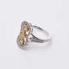 18ct White Gold, Snowflake Diamond Dress Ring of .80cts TDW - 2