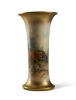 A Royal Worcester Cylindrical Flared Rim Vase  